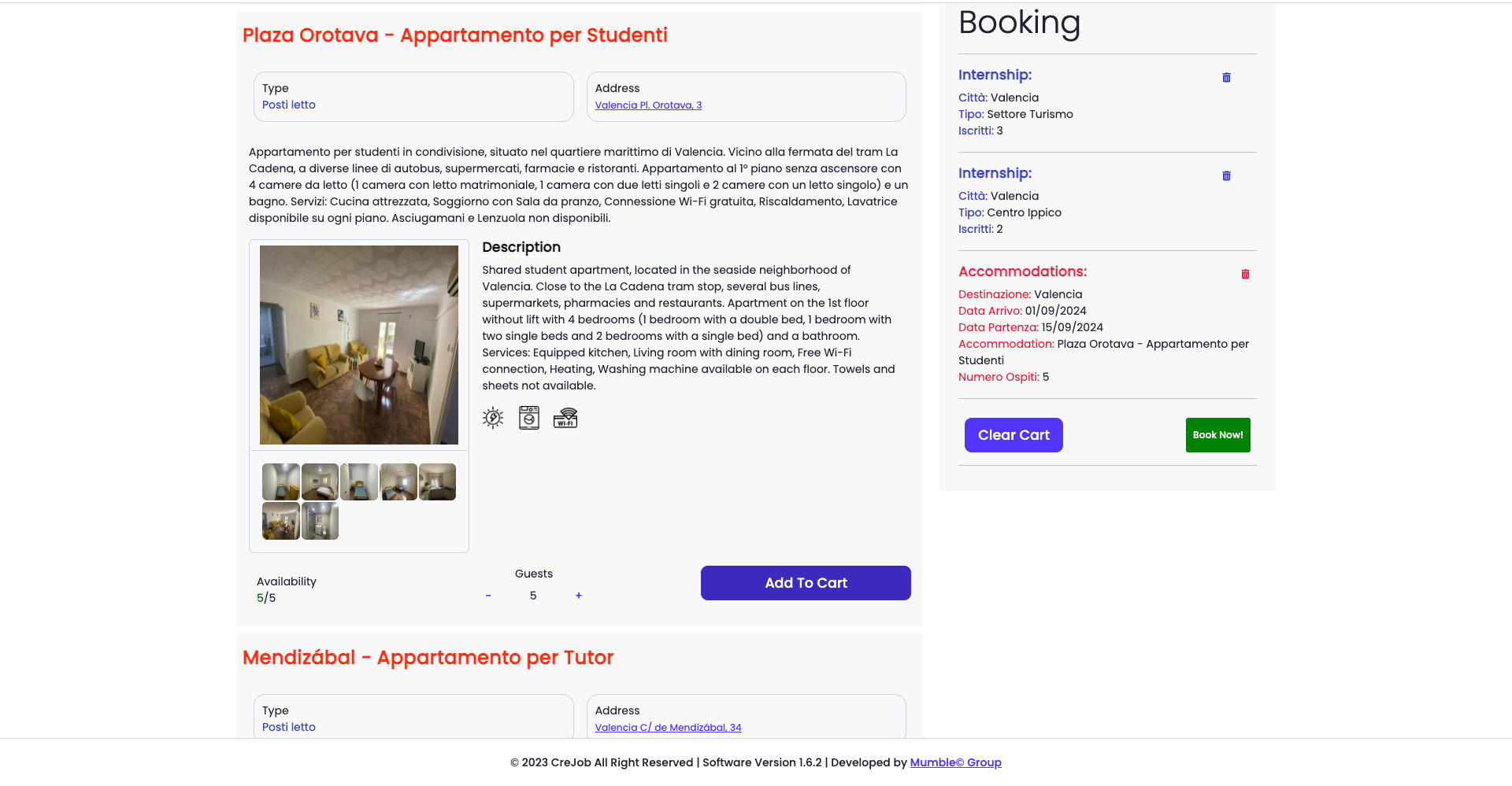 Gestione Accommodation